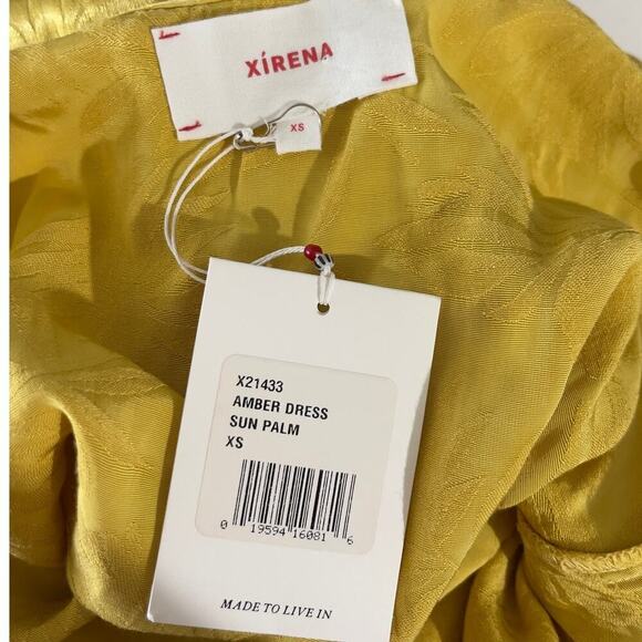 NWT XIRENA Amber Sun Palm Midi Dress Size XS - Picture 6 of 7